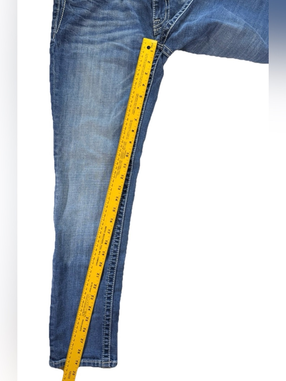 Miss Me Signature Skinny Jeans Women's 30 Blue Rhinestone Embellished Y2K Denim - Picture 5 of 6
